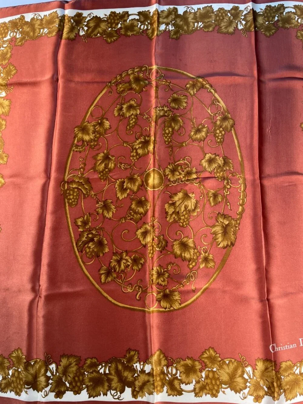 Vintage Christian Dior Silk Scarf